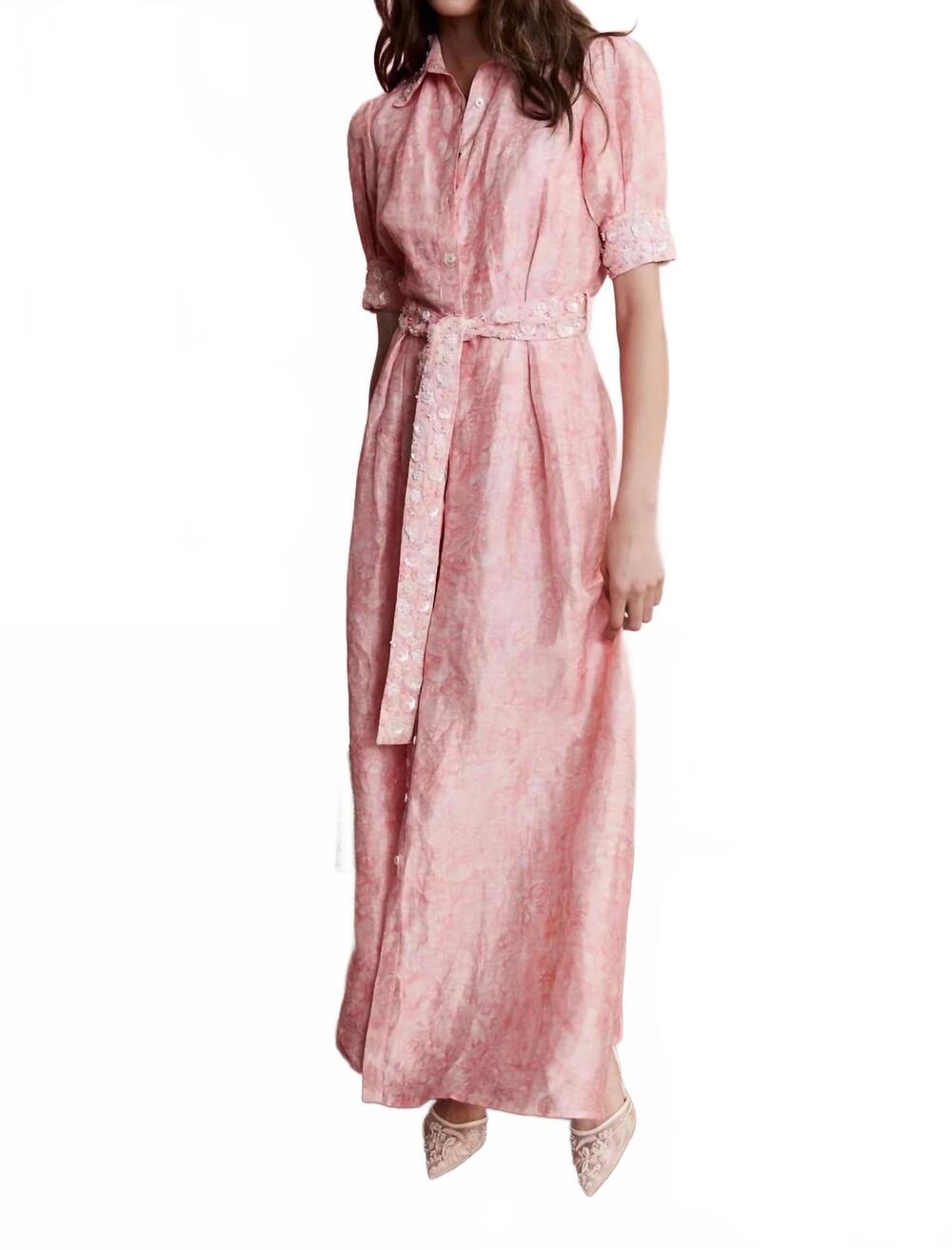 NEW LA FUORI maris dew dream shirt dress in printed